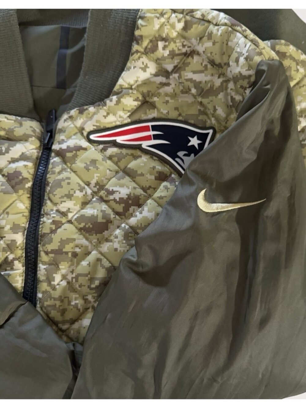 AUTHENTIC Nike New England Patriots Salute to Service Reversible Jacket Men's XL - Picture 4 of 8